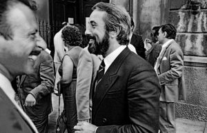 Giovanni Falcone con Paolo Borsellino