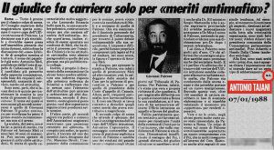 articolo tajani falcone