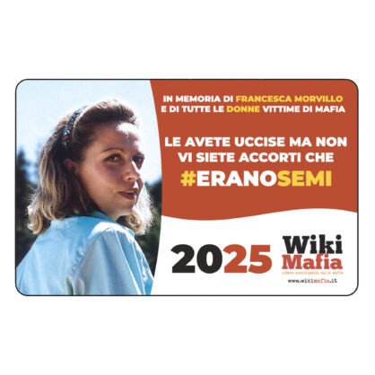 tessera 2025 wikimafia francesca morvillo